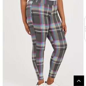 🆕 🌈 1X RAINBOW PLAID PREMIUM LEGGINGS 🌈